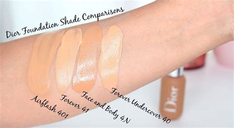 dior foundation shade match